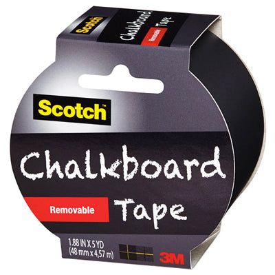 3M COMPANY, 3M 1905R-Cb-Blk 1.88" X 5 Yards Black Scotch Chalkboard Tape