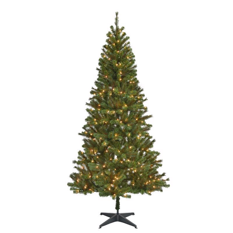 ACE TRADING - HOLIDAY BRIGHT LIGHTS, Celebrations 7-1/2 ft. Slim LED 300 lights Fir Tree Color Changing Christmas Tree