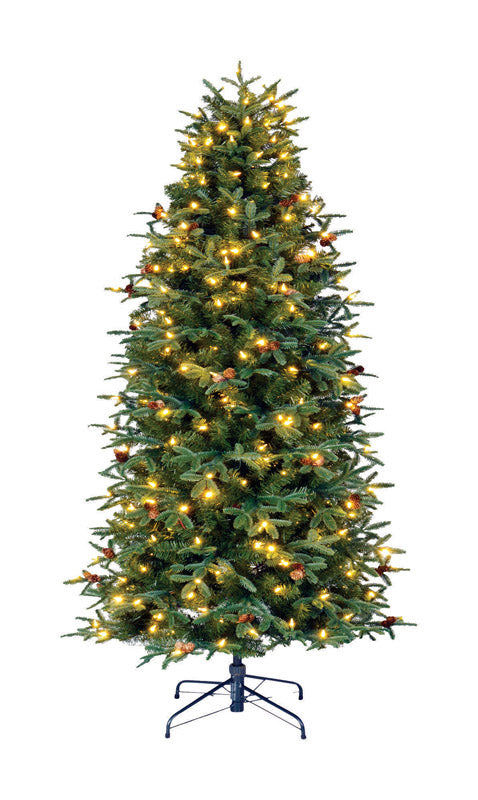 ACE TRADING - POLYGROUP, Celebrations 9 ft. Full Incandescent 600 ct Lexington Color Changing Christmas Tree