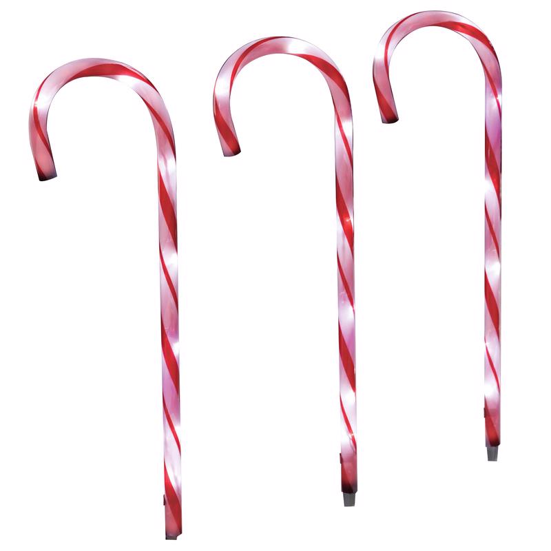 ACE TRADING-INLITEN 1, Celebrations Candy Cane Pathway Decor (Pack of 12)