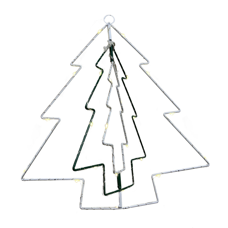 ACE TRADING-HBL GAN YAO, Celebrations LED Clear/Warm White 12 in. Tree Hanging Decor