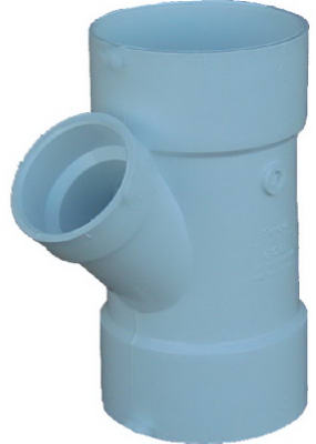 CHARLOTTE PIPE & FOUNDRY CO, Charlotte Pipe Schedule 30 3 in. Hub X 3 in. D Hub PVC Reducing Wye 1 pk