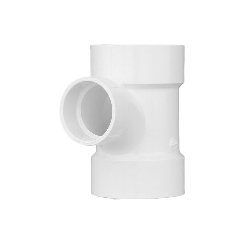 CHARLOTTE PIPE & FOUNDRY CO, Charlotte Pipe Schedule 40 3 in. Hub X 3 in. D Hub PVC Sanitary Tee 1 pk
