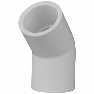 CHARLOTTE PIPE & FOUNDRY CO, Charlotte Pipe Schedule 40 3 in. Slip X 3 in. D Slip PVC 45 Degree Elbow 1 pk