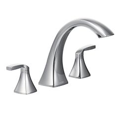Moen, Chrome two-handle high arc roman tub faucet