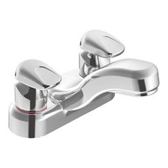Moen, Chrome two-handle metering lavatory faucet
