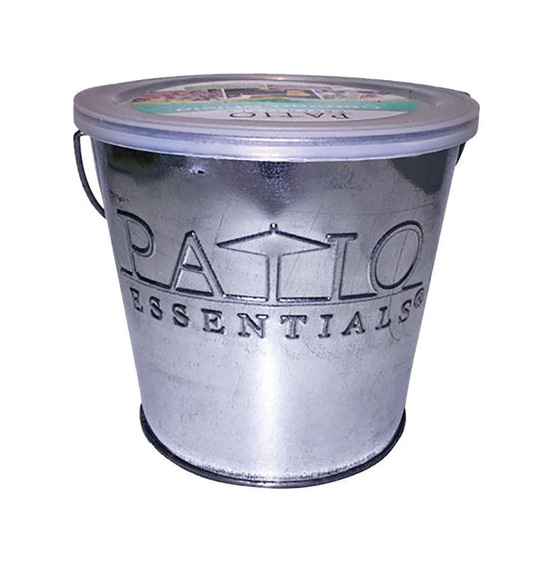 HOME ESSENTIALS BRANDS LLC, Patio Essentials Galvanized Citronella Candle For Mosquitoes/Other Flying Insects 17 oz. (Pack of 6)