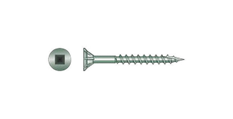 SIMPSON STRONG-TIE, Simpson Strong-Tie No. 9 X 1-5/8 in. L Square Galvanized Cement Board Screws 1500 pk