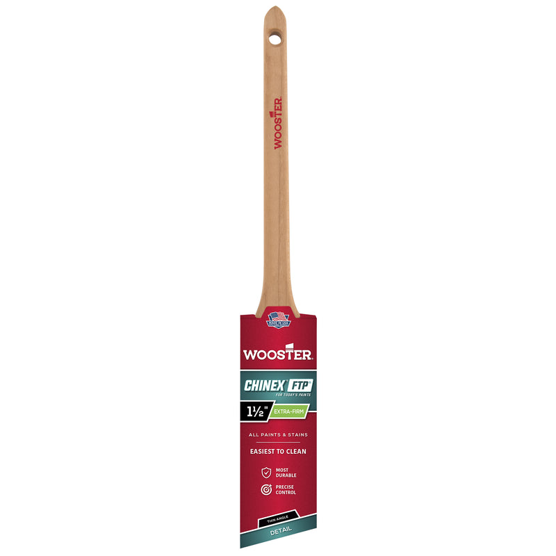 THE WOOSTER BRUSH CO, Wooster Chinex FTP 1-1/2 in. Angle Paint Brush